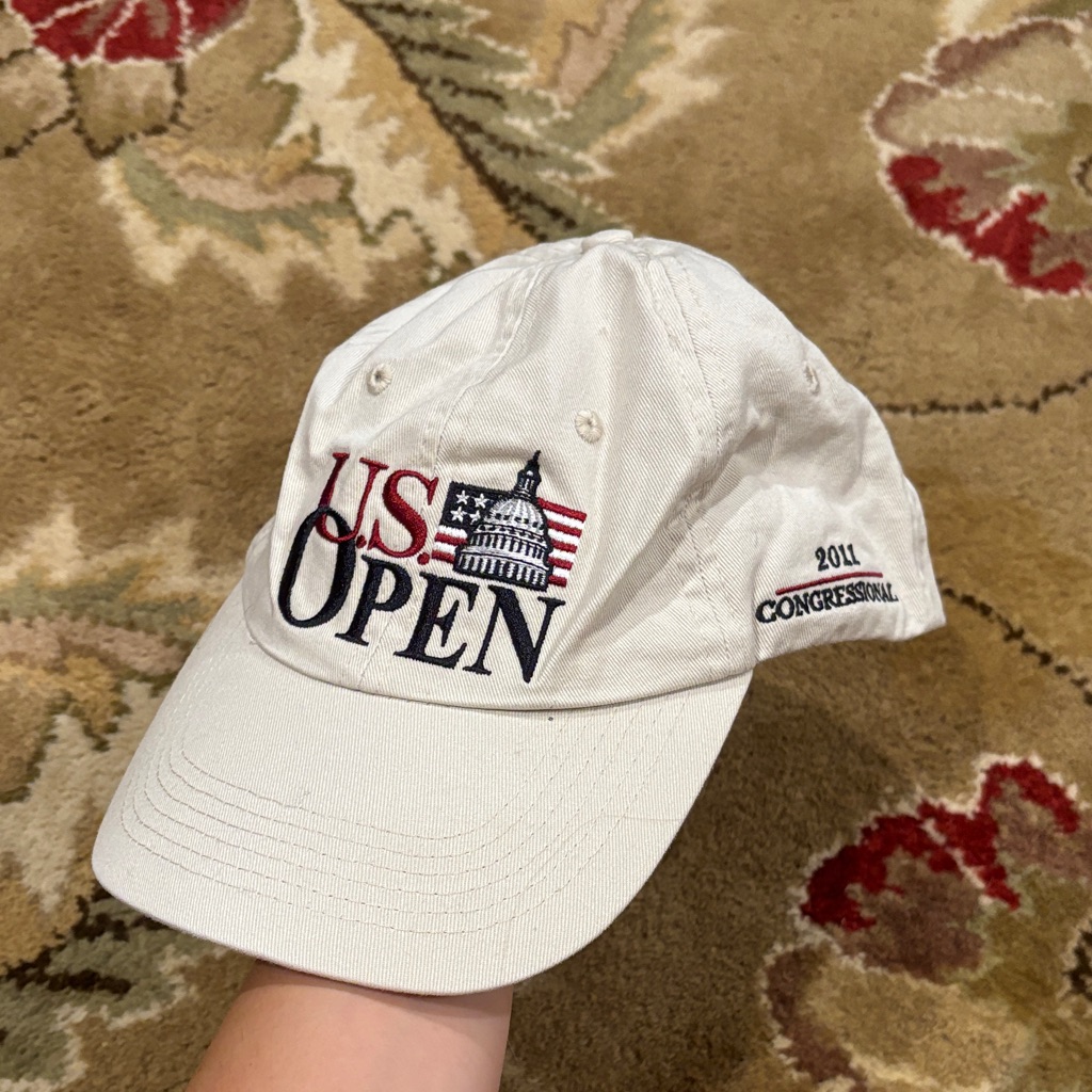 2011 Congressional Us Open White Baseball Cap